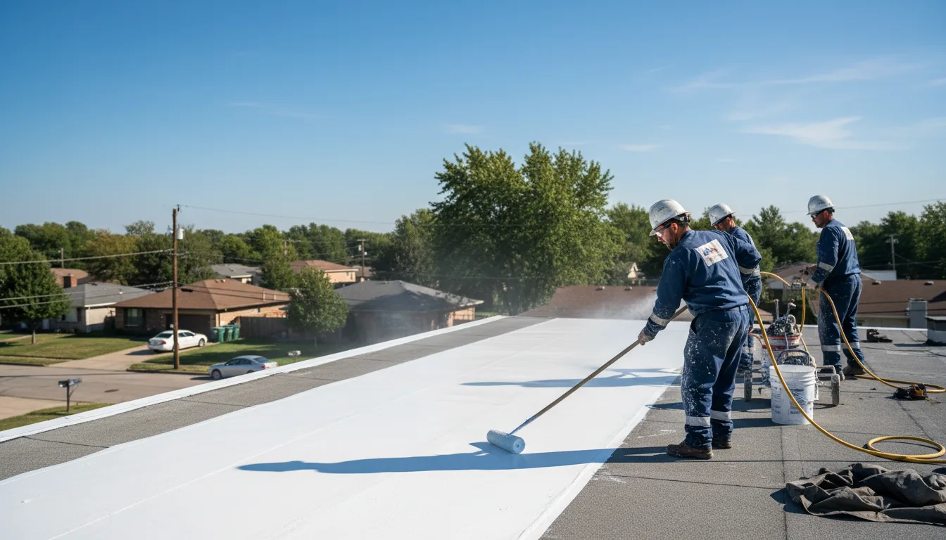 Commercial roof coating in Wycombe, PA near me